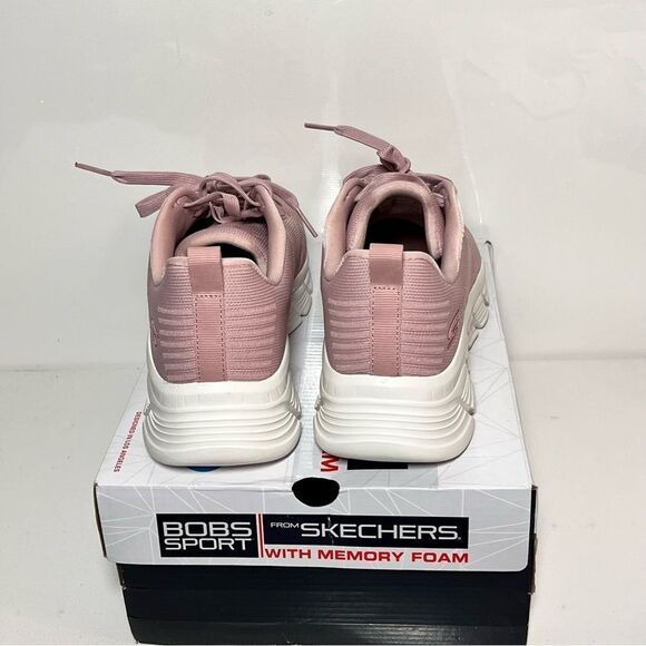 Skechers Bobs Flying Hi Sport B Flex Hi Washable Knit Lace-Up Sneakers - Picture 6 of 7